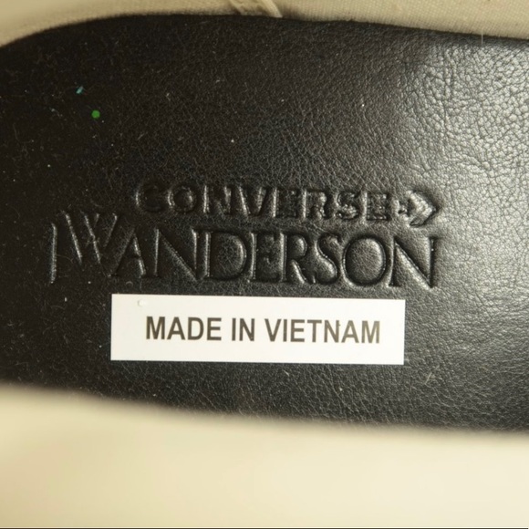 Converse x JW Anderson Chuck Taylor All Star High Tops Black Multicolor Glitter - Picture 12 of 14